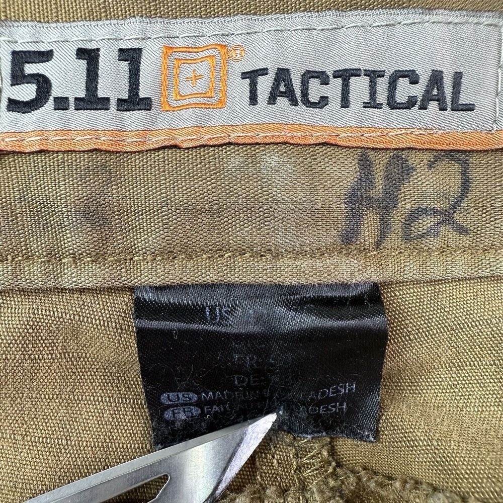 5.11 Tactical Men's Size 42x30 Cargo Comfort‎ Waist Brown Polyester - Picture 4 of 16
